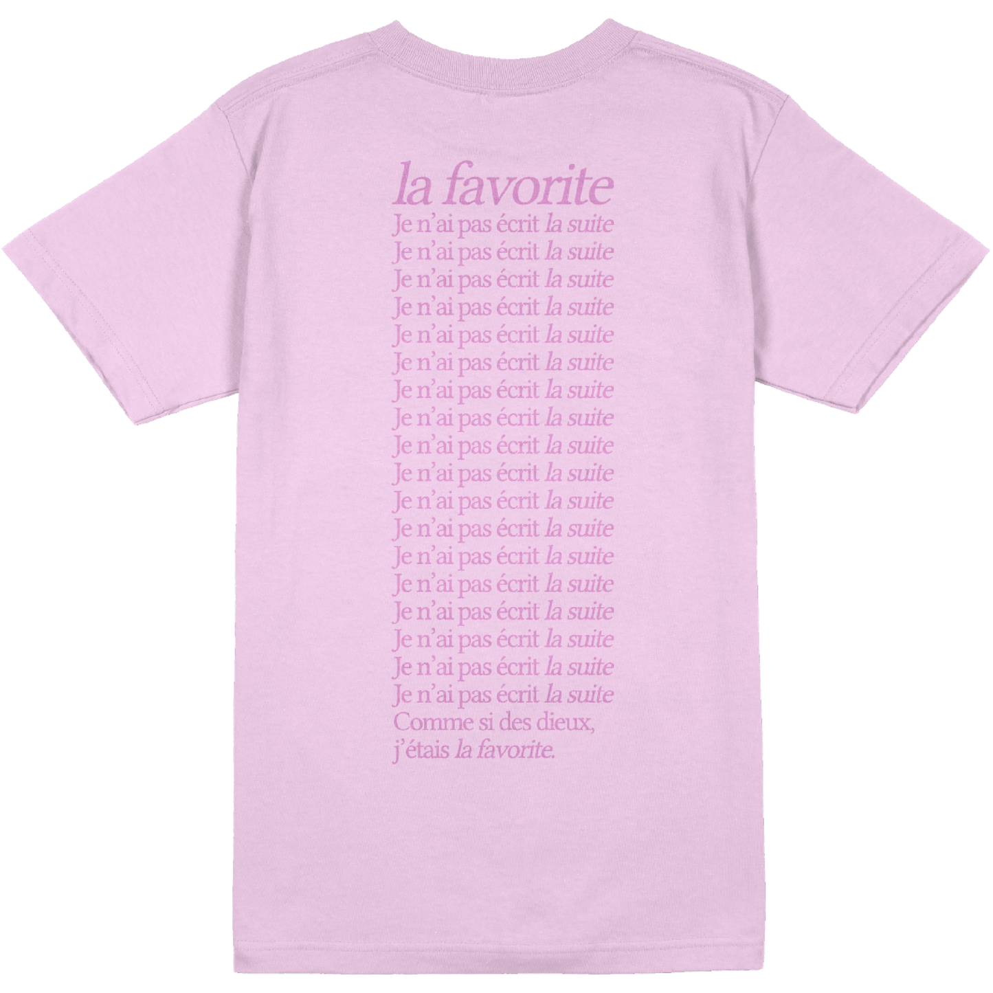 PACK CD + T-SHIRT LA FAVORITE