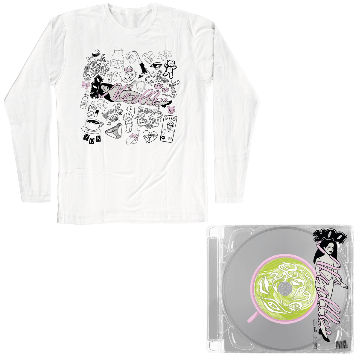 PACK T-SHIRT MANCHES LONGUES + CD NULLE