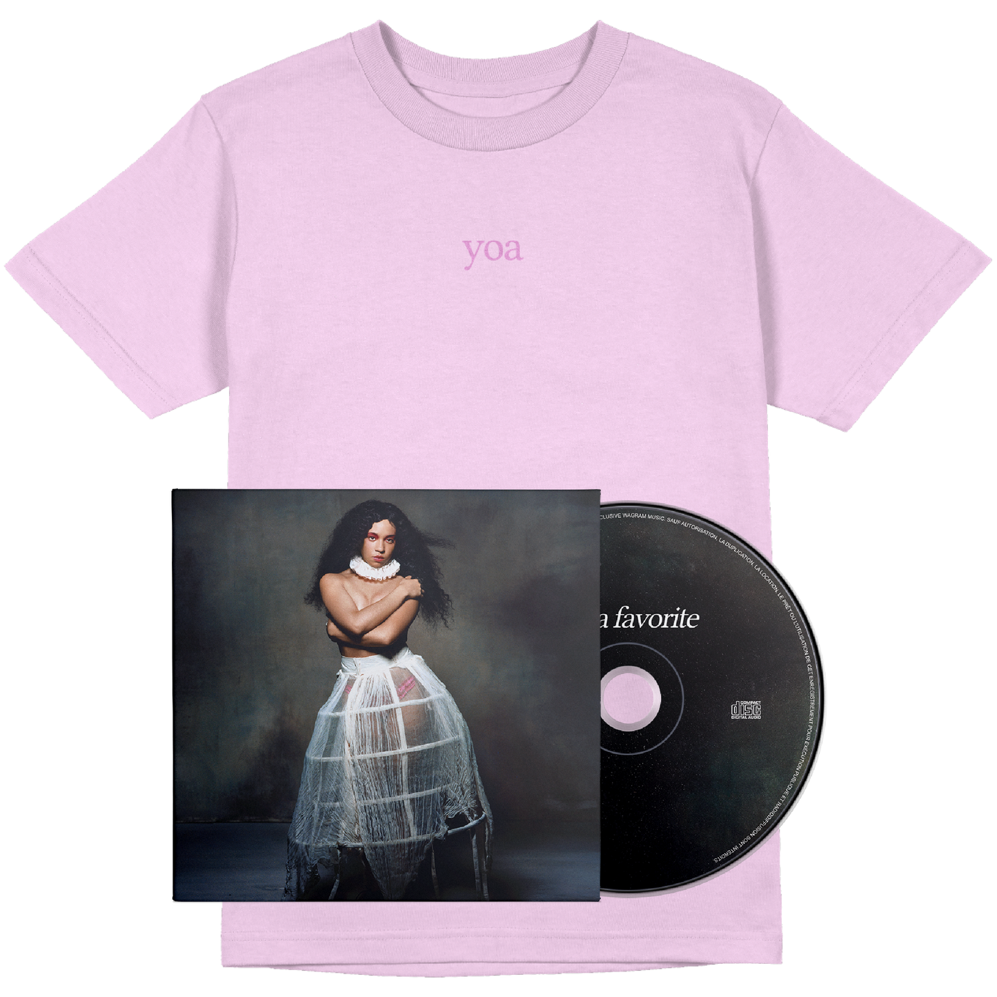 PACK CD + T-SHIRT LA FAVORITE